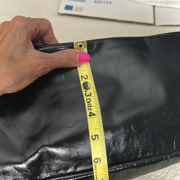 Coach Carryall Black Patent Leather Bag - Picture 10 of 13